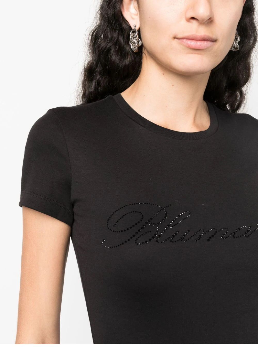 Tシャツ・カットソー BLUMARINE Woman T-Shirt Black 2T057A N0990 T-SHIRT Blumarine - T-shirt da donna Elegante e femminile